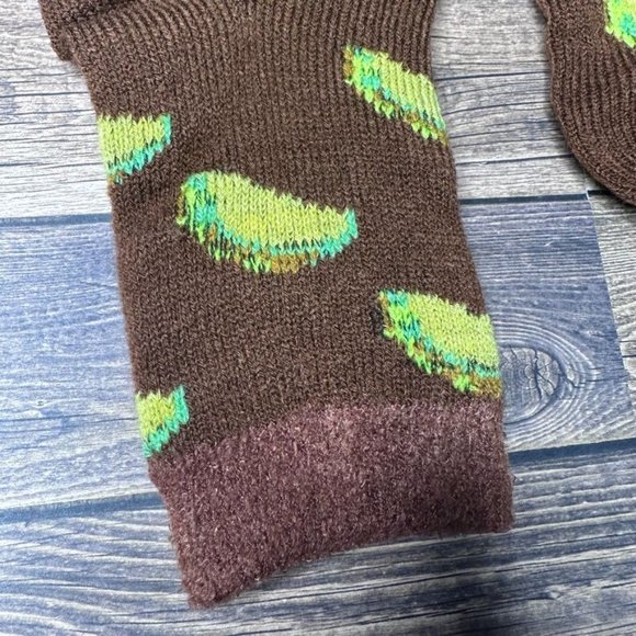 NWT Northeast Outfitters Mens Cozy Cabin Taco Socks Crew Size Large (Brown) - Picture 3 of 7